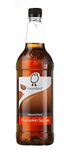 Sweetbird Pumpkin Spice Syrup 1 Litre & Pump
