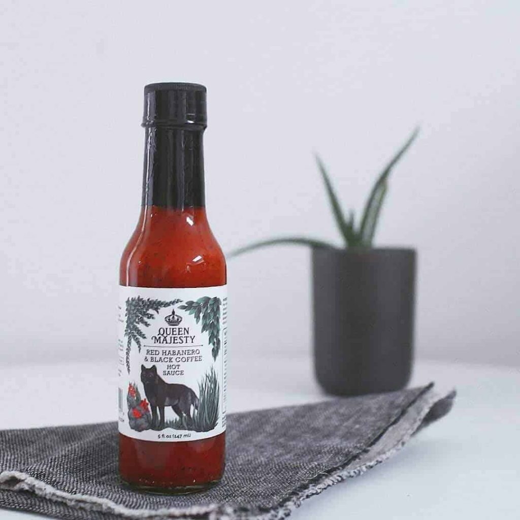 Queen Majesty Red Habanero & Black Coffee Hot Sauce
