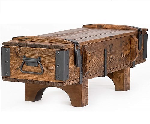 Own Design Antique Rustic Style Coffee Table