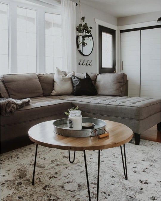 easiest diy coffee table instructions