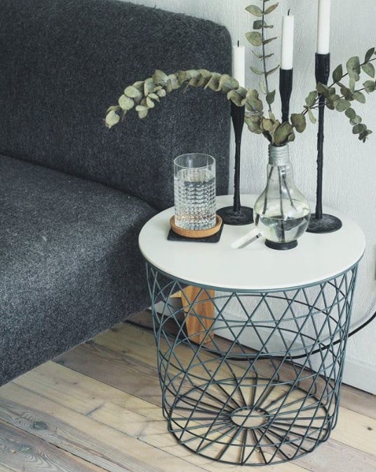 diy basket table plan