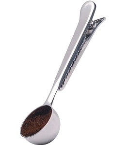 KitchenCraft Stainless Steel Coffee Measure and Bag Clip