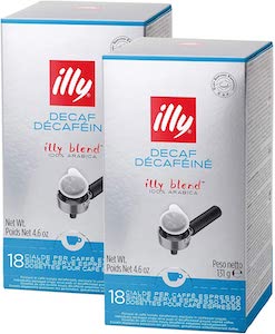 Illy Decaffeinated ESE Pods  (ESE Pods)