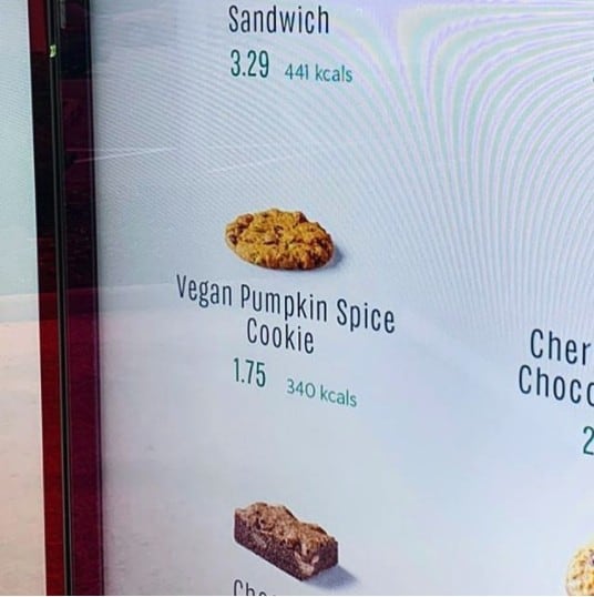Starbucks Pumpkin Menu Autumn