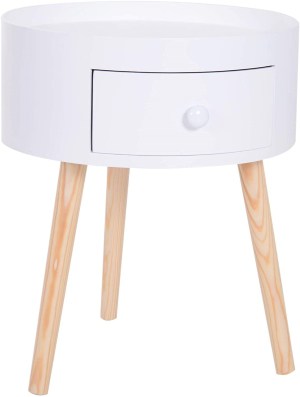 HOMCOM Modern Round Coffee Side Table