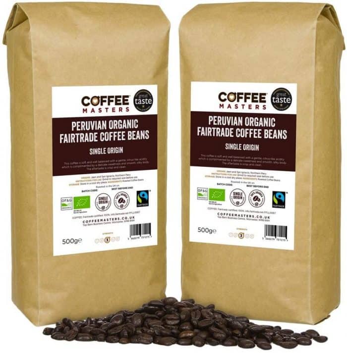 Coffee Masters Peruvian Coffee Beans