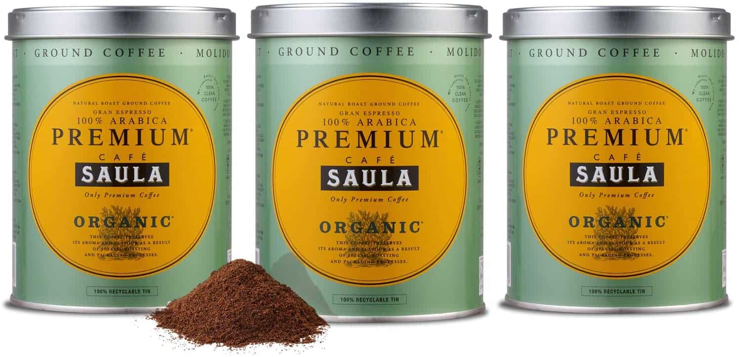 Saula Premium Organic Ground Coffee